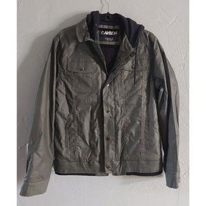 Carbon Jacket For Men Size Small Cotton And Polyester, Full Zipper, Pocker.